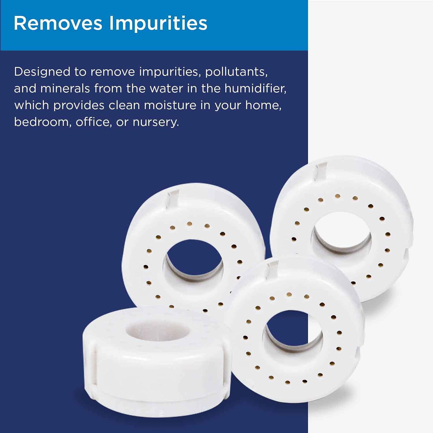 Westinghouse Ceramic Ball Filter (4-Pack) for Humidifiers - Honeycomb Air Filtration