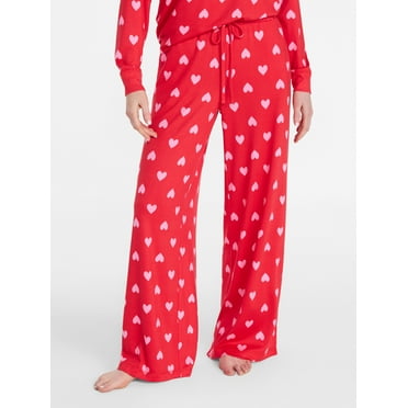 Joyspun Women's Cozy Lounge Collection Hacci Knit Sleep Pants, 29” Inseam, Sizes XS to 3X