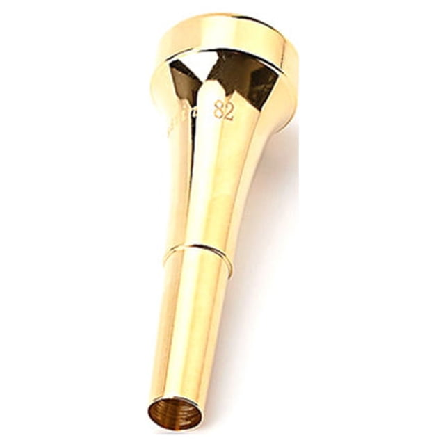 Advancent Boquillas de trompeta Tono chapado en oro Parte de instrumento de latón Instrumentos musicales Reemplazo de boca de corneta Accesorios para instrumentos musicales