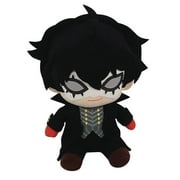 Great Eastern Entertainment Persona 5 Game Joker Phantom Thief Sitting Pose Plush, 6-inch