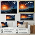 thumbnail image 4 of Designart "Abstract Winter Wonderland Snowy Mountain Peaks III" Extra Large Landscapes Wall Art - Modern White Abstract Landscapes Entryway Wall Art, 4 of 4