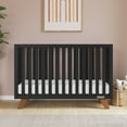 thumbnail image 2 of Child Craft SOHO 4-in-1 Convertible Crib, Canted Leg Mid-Century Design, 3 Mattress Heights, Ebony, 2 of 7