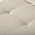 thumbnail image 3 of CorLiving Yves Large Fabric Upholstered Rectangle Ottoman with Double Storage, 3 of 9