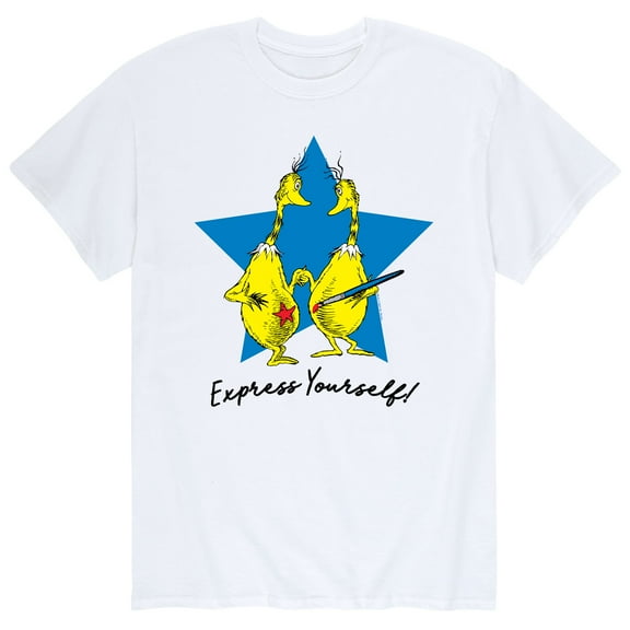 Dr. Seuss - Express Yourself - Men's Short Sleeve Graphic T-Shirt