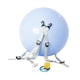 thumbnail image 1 of Pelota auxiliar de salto mortal, pelota para hacer ejercicio, entrenamiento portátil, niños y adultos, pelota de Yoga de entrenamiento elástica Azul, 1 of 7