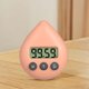 thumbnail image 2 of Reloj De Cuenta Regresiva Reloj despertador de estudio con temporizador digital de cuenta atrás electrónico con gota de agua (naranja) Wdftyju Libre de BPA, 2 of 3