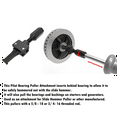 thumbnail image 4 of 27059 Pilot Bearing Puller for Slide Hammer,2-Jaw Removal Tool,for 5/8 X 18,3/4 16 Thread Rods, 4 of 4