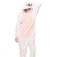 thumbnail image 6 of Long Tail Monkey Unisex Men Women Animal Oneises Couple Pajamas One-piece Pyjamas Winter Flanel Cartoon Homewear Hooded Jumpsuit, 6 of 6