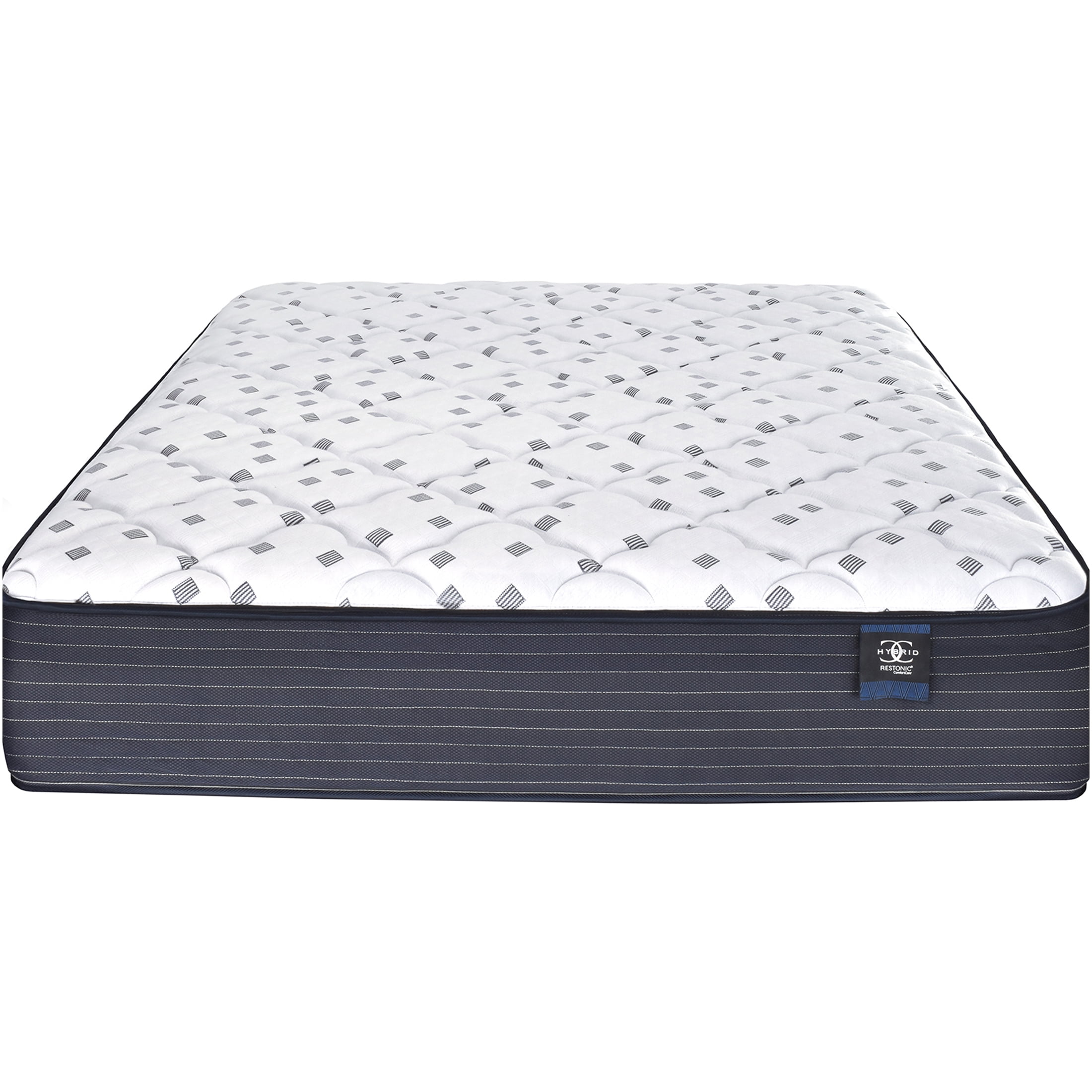 JERFIT 11 Inch Firm Twin Mattress, Hybrid Cooling Gel Memory Foam with Pocketed Coils for Support, Motion Isolation, Edge Support, White Blue Bed Mattress