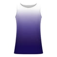 thumbnail image 4 of S-4XL Mens Big & Tall Sleeveless T Shirts Plus Size Tank Tops Pullover Crewneck Gradient Printed Vests Casual Athletic Tees Undershirts Clearance, 4 of 4