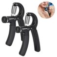 thumbnail image 2 of Grip Strength Trainer (Adjustable), Hand Grip Strengthener, Forearm Exerciser, Finger Strengthener Trainer , Wrist Forearm Grip Workout - Home Gym Exercise Equipment, Workout for Home, 2 of 9