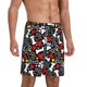 thumbnail image 2 of Balery Paw And Bones Pantalones cortos de pijama de punto de algodón para hombre con cinturilla y bolsillos-Medium, 2 of 6