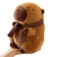 thumbnail image 4 of ORNAMENTO CAPIA SOFT Kawaii Capybara Fluffy Muñeca Bufanda Extraíble para Adultos Regalo Acción Gracias, 4 of 9
