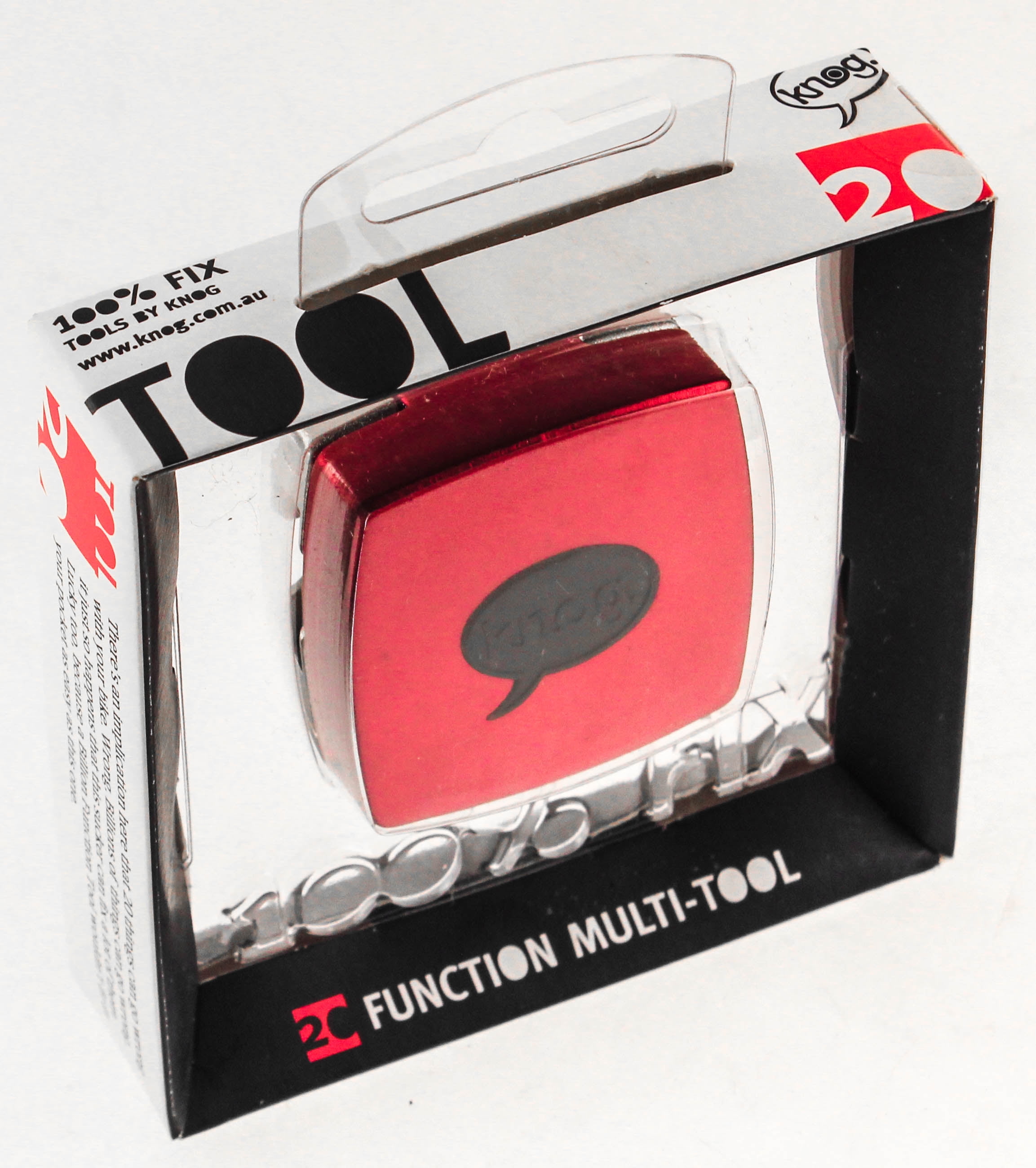 Knog 20 Function Mini Bike Multi-Tool 100/% Fix Agony Red Anodized New in Box