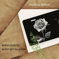 thumbnail image 3 of License Plate,Rose and Butterfly Sketch Decorative Front,Personalized Stainless Steel License Plate Cover For Men Women,12.2" X 6.2", 3 of 7
