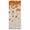 Orange, variant on Thanksgiving Door Curtains for Door Window, French Sidelight Front Back Door Curtains With Tieback, Retro Orange Fall Maple Leaves Autumn Kitchen Rod Pocket Drapes Panel, 25"x40"