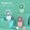 Green, variant on Xihbxyly Fan Portable Fan Handheld Fan Private Fan Mini Fan Hand Fan - Pocket-Sized Mini Fan with Portable Bracket and USB Charging
