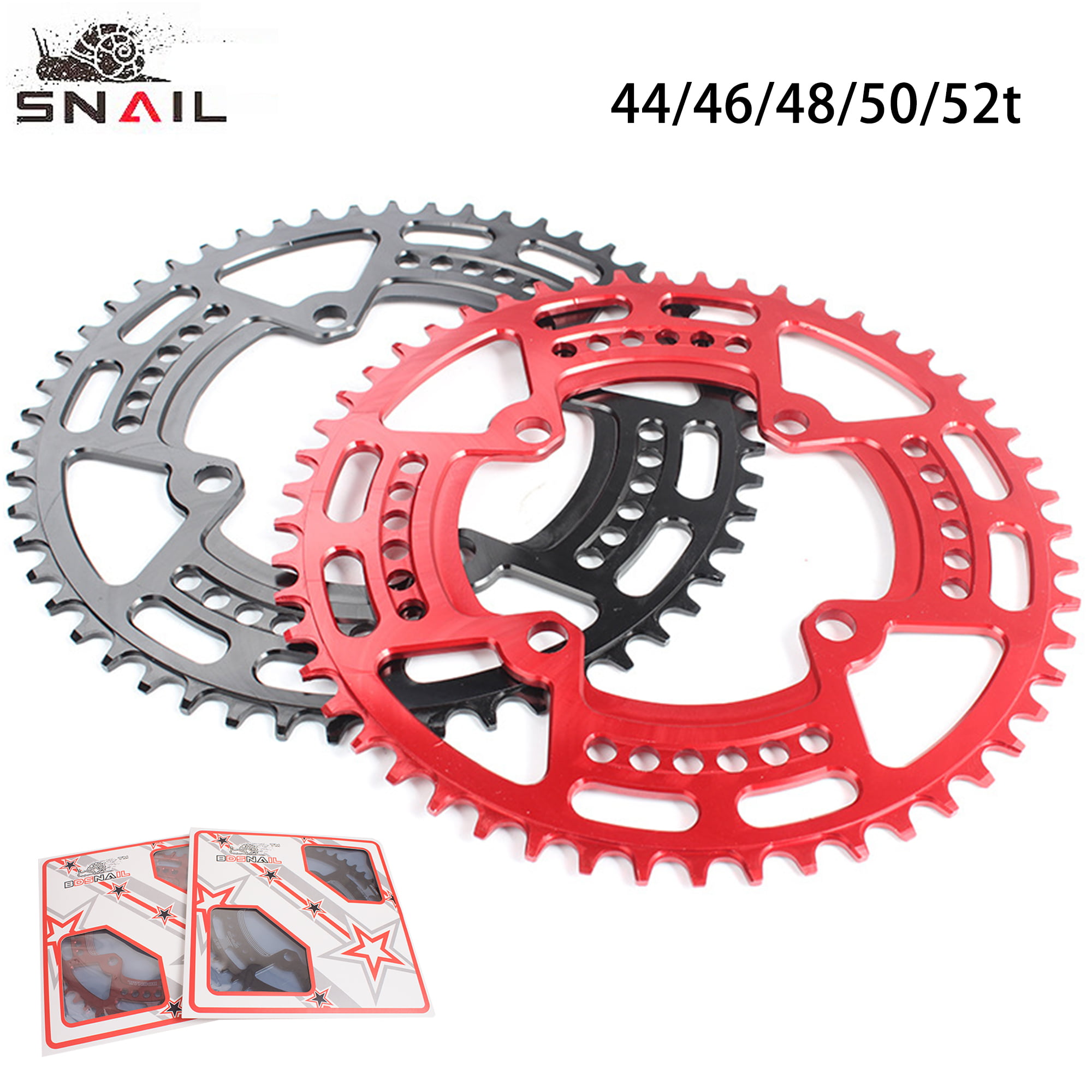 SNAIL 104BCD Narrow Wide 30-52T MTB Bike Single Chainring fit SHIMANO/FSA Crank