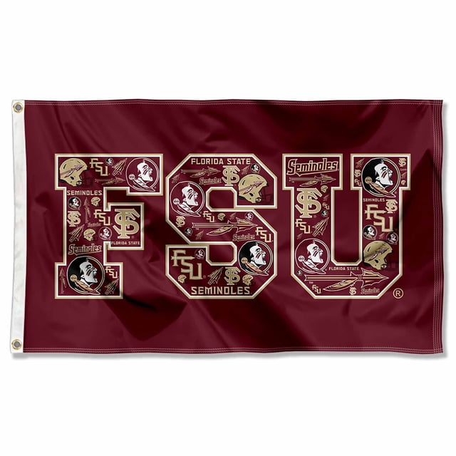College Flags & Banners Co. Florida State Seminoles Mosaic Logos Flag