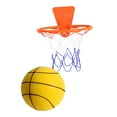 thumbnail image 2 of LOVIVER Silent Basketball with Hoop Indoor Training Ball Sensory Ball Kids Toys Ball Size 3, 2 of 8