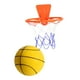 thumbnail image 2 of Baloncesto silencioso con aro, sin ruido, sin sonido, pelota de espuma de alta densidad para niños Talla 3, 2 of 9