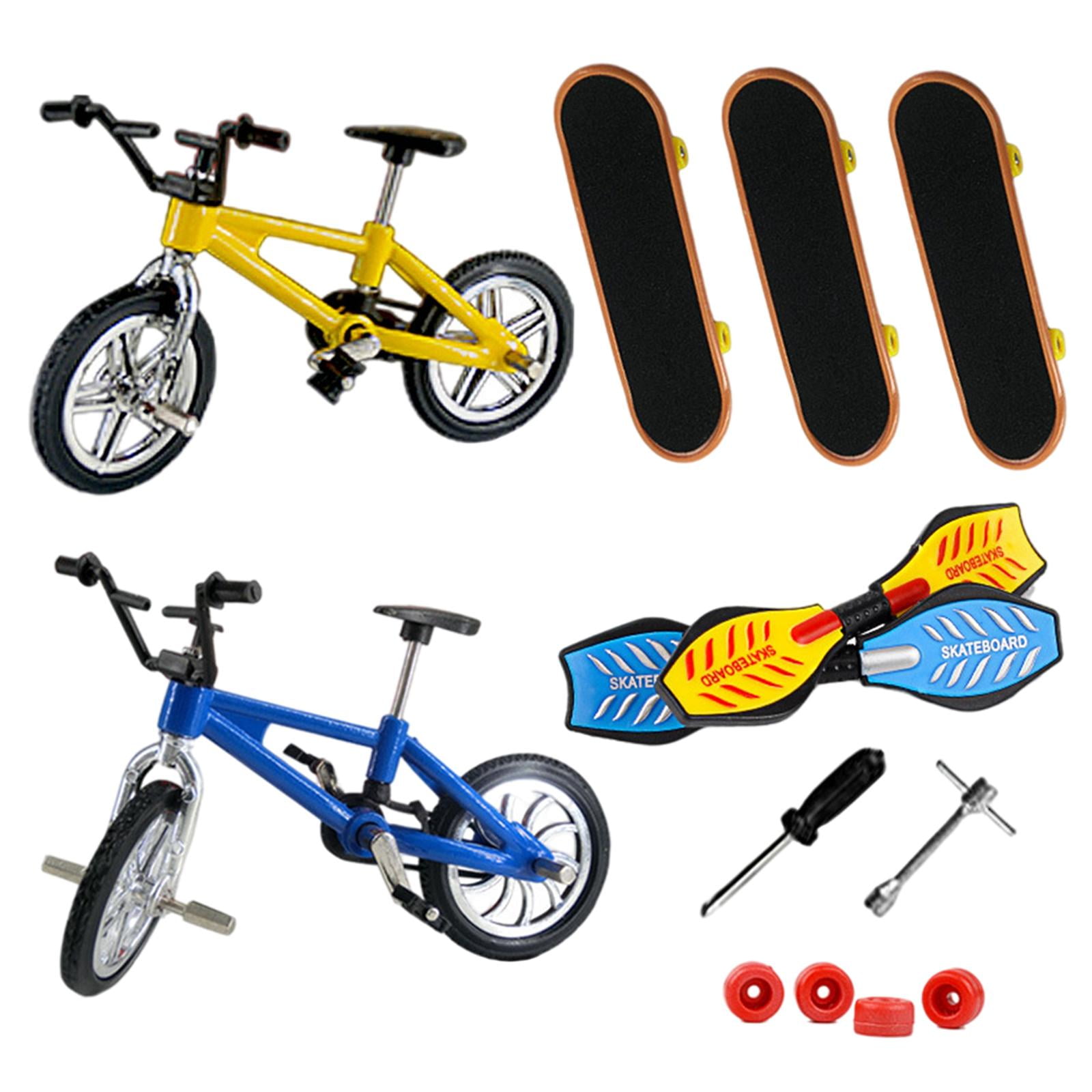 N/A Mini Bike Finger Scooter Skating Board Site Children Educational Toys Mini Finger Bicycle Model Toys Gift for Boys Girlsl 