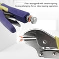 thumbnail image 5 of CATPAN Hose Pinch Off Pliers, C45 Steel Heavy Duty Sheet Metal Clamp Tool, Equipped with 7mm Straight Jaw Locking Pliers, Large Clamping Force for Sealing Copper Pipes, 5 of 9