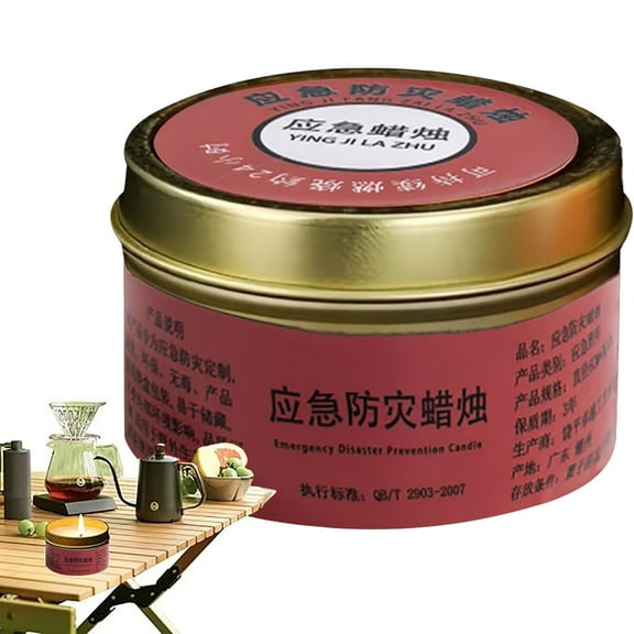 Taotanxi Long Burning Survival Candles Windproof Home Survival Lighting Candles 30 Hour Long Lasting Multi Purpose For Power Outages Camping Hiking