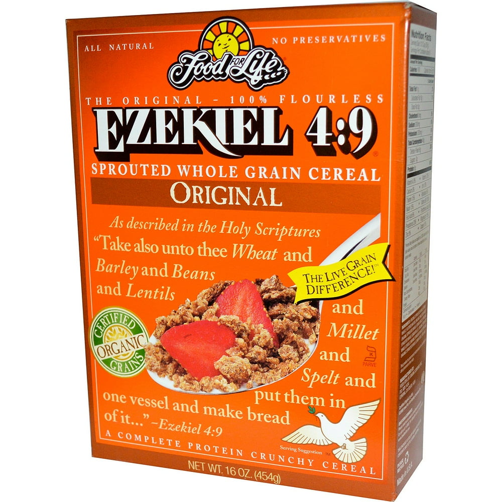 Food For Life, Ezekiel 49, Sprouted Whole Grain Cereal, Original, 16