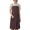 Dark coffee, variant on Canvas Split Work Apron Waterproof Apron with Pockets Adjustable Split Skirt Apron for Restaurant Cafe Kitchen