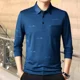 thumbnail image 5 of Polos de negocios de alta calidad con estampado para hombre, camisetas formales de marca de manga larga, camisetas elegantes de invierno con citas, sudaderas para hombre, 5 of 5