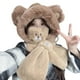 thumbnail image 1 of Clinaoy - Gorro de invierno con orejas de oso para mujer, adorable, súper suave, grueso, resistente al frío, de felpa, con protector facial, 1 of 8
