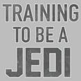 thumbnail image 2 of Men's Star Wars Training To Be a Jedi Graphic Tee Silver 2X Large, 2 of 4