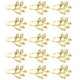 thumbnail image 4 of GOOHOCHY 15 piezas de hojas electroplacadas anillos de servilleta de servilleta ecológica broches de servilleta de hojas, 4 of 7