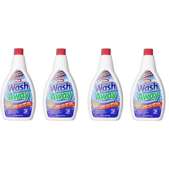Whink Wash Away Stain Remover, 16 Fl Oz, 4-Pack