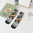 thumbnail image 7 of Fuzoiu Wolf Family Winter Wonderland Print Adult Socks, Crew Moisture-wicking Socks, Unisex Cushion Crew Socks,Casual Sports Ankle Socks, 7 of 7