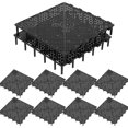thumbnail image 2 of WORGEOUS 10 unids Fish Tank Bottom Filter PVC Splicing Combinación Clapboard Bottom Filter (Negro), 2 of 6