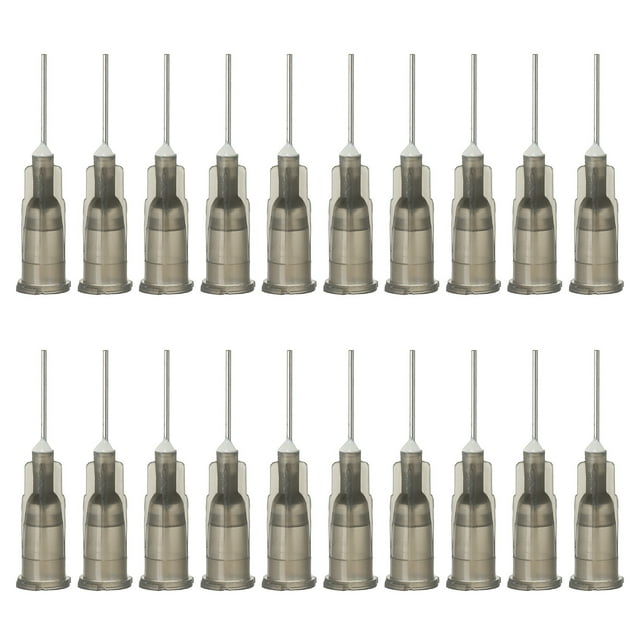 Uxcell 22 Ga x 0.5 Inch Blunt Tip Dispensing Needles, 100 Pcs Industrial Liquid Dispenser