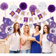thumbnail image 4 of Kit De Decoración Para Cumpleaños Globos Xtellar Morados Y Blancos, 4 of 4