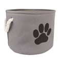 thumbnail image 4 of Bone Dry Pet Storage Collection Collapsible Bin, Medium Round, Gray, 4 of 8