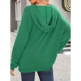 thumbnail image 4 of Charmo Women's Stripled Printed Hoodies Long Sleeve Fall Pullover Sweatshirts, 4 of 6