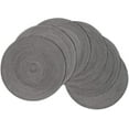 thumbnail image 1 of Juego de 6 manteles individuales trenzados NQ de Polipropileno y algodón gris 38 cm, 1 of 5