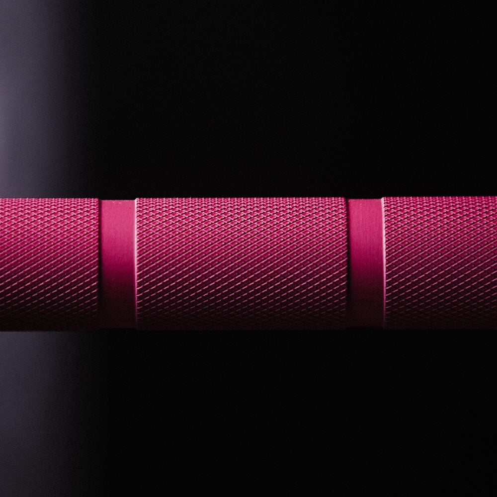 Titan Fitness TITAN Series 15KG Women's Olympic Barbell, 25mm Pink Cerakote Shaft, USA Made Multipurpose Bar for Weightlifting & Power Lifting Movements, Rated 1,500 LB