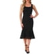 thumbnail image 2 of Vestido de invitada de boda para mujer INSPIRE CHIC, conjuntos de noche de 2 piezas, vestidos sin mangas con chaqueta L negro, 2 of 6