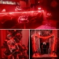 thumbnail image 2 of Red Rope Lights ,23 ft 50 LED Clear Tube Lights with Remote Control, 8 Modes Outdoor Battery Operated Fairy String Lights for Party Yard Home Wedding Christmas Halloween Holiday Decoration, 2 of 10