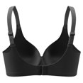 thumbnail image 7 of Ashirexll Bras for Women Plus Size Hot Drilling Wireless Gathering Adjustable Shoulder Strap Comfortable Breathable Supportive Bras for Women Black M, 7 of 7