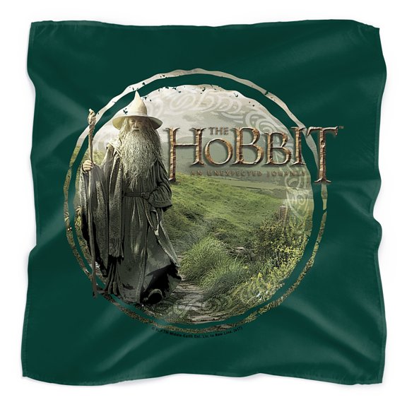 The Hobbit Gandalf's Journey Bandana (21 in x 21 in)