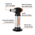 thumbnail image 2 of Mini Soplete recargable de gas butano, Truper, 2 of 3