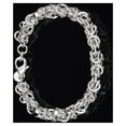 thumbnail image 5 of Limei 2 Pack Women's Fashion 925 Sterling Silver Bracelet Bangle Chain Banquet Jewelry Gift, 5 of 6