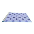 thumbnail image 2 of Ahgly Company Machine Washable Indoor Rectangle Solid Blue Modern Area Rugs, 7' x 9', 2 of 4